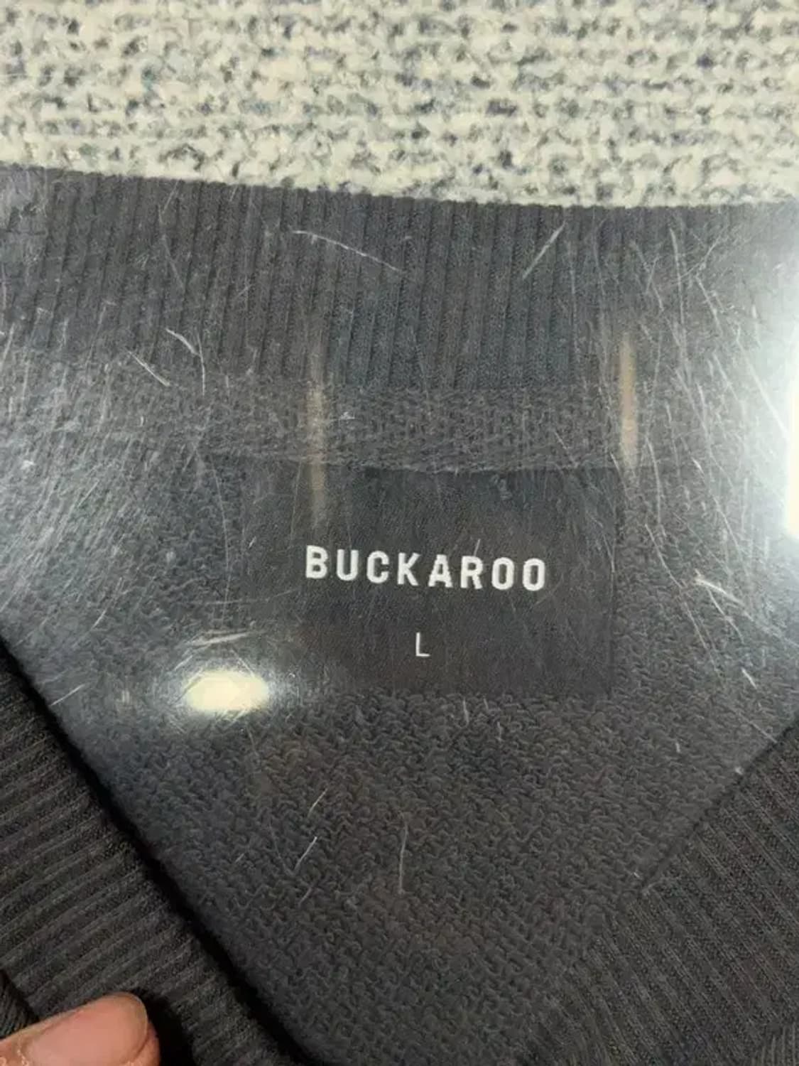 버커루 블랙 로고 맨투맨 L 상품이미지7