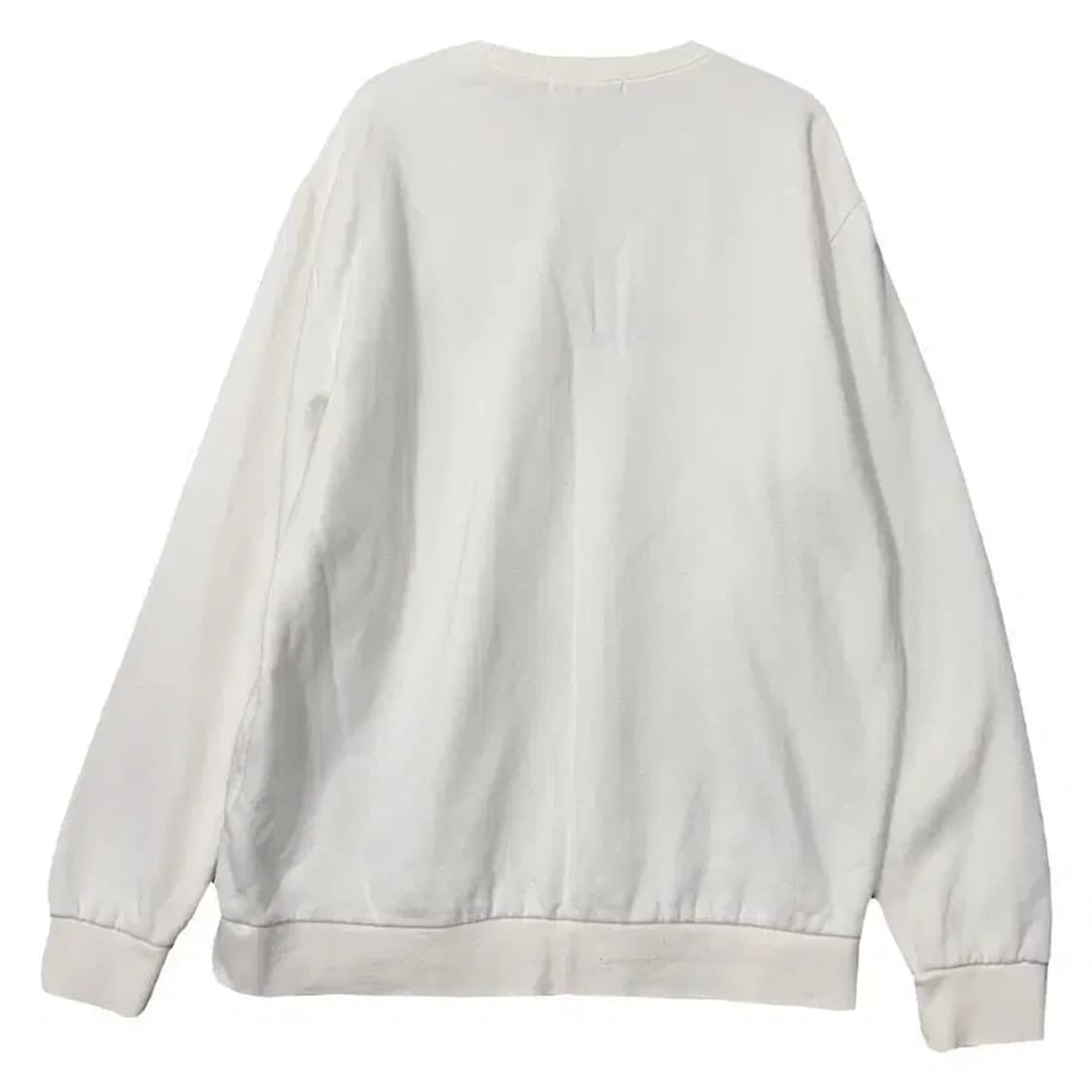 게스 프린팅 화이트 맨투맨 XL 상품이미지2