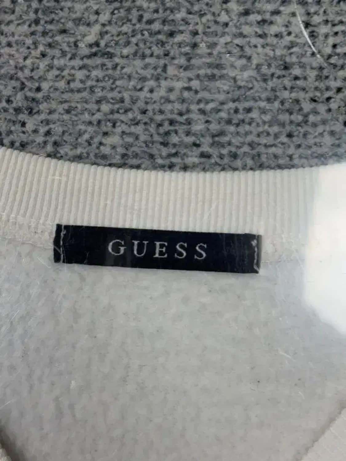 게스 프린팅 화이트 맨투맨 XL 상품이미지7