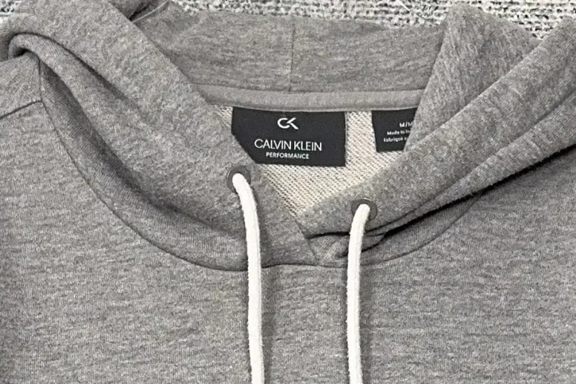 캘빈클라인 프린팅 라이트 그레이 후드티 M/M 상품이미지5