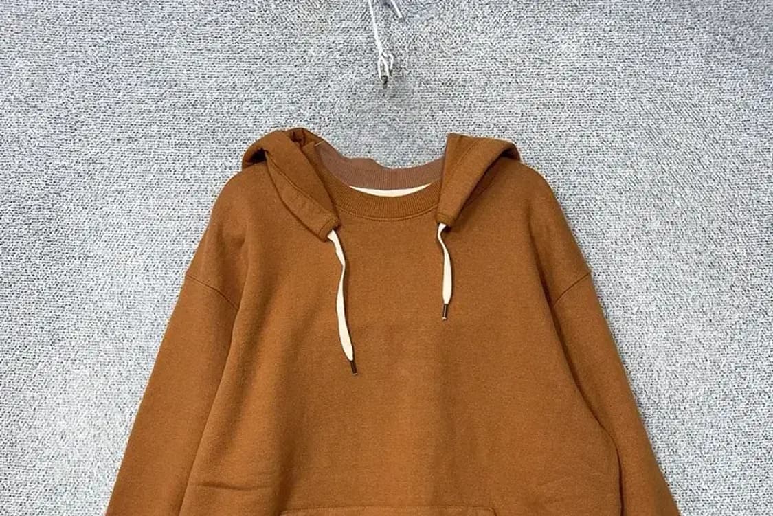 유니폼브릿지 브라운 스웻 후드티 L(105) 상품이미지3