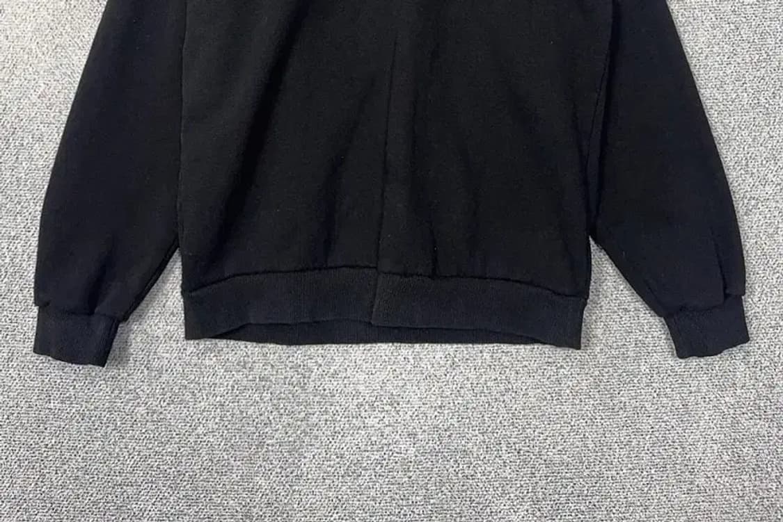 FCMM 프린팅 블랙 맨투맨 MEDIUM 상품이미지4