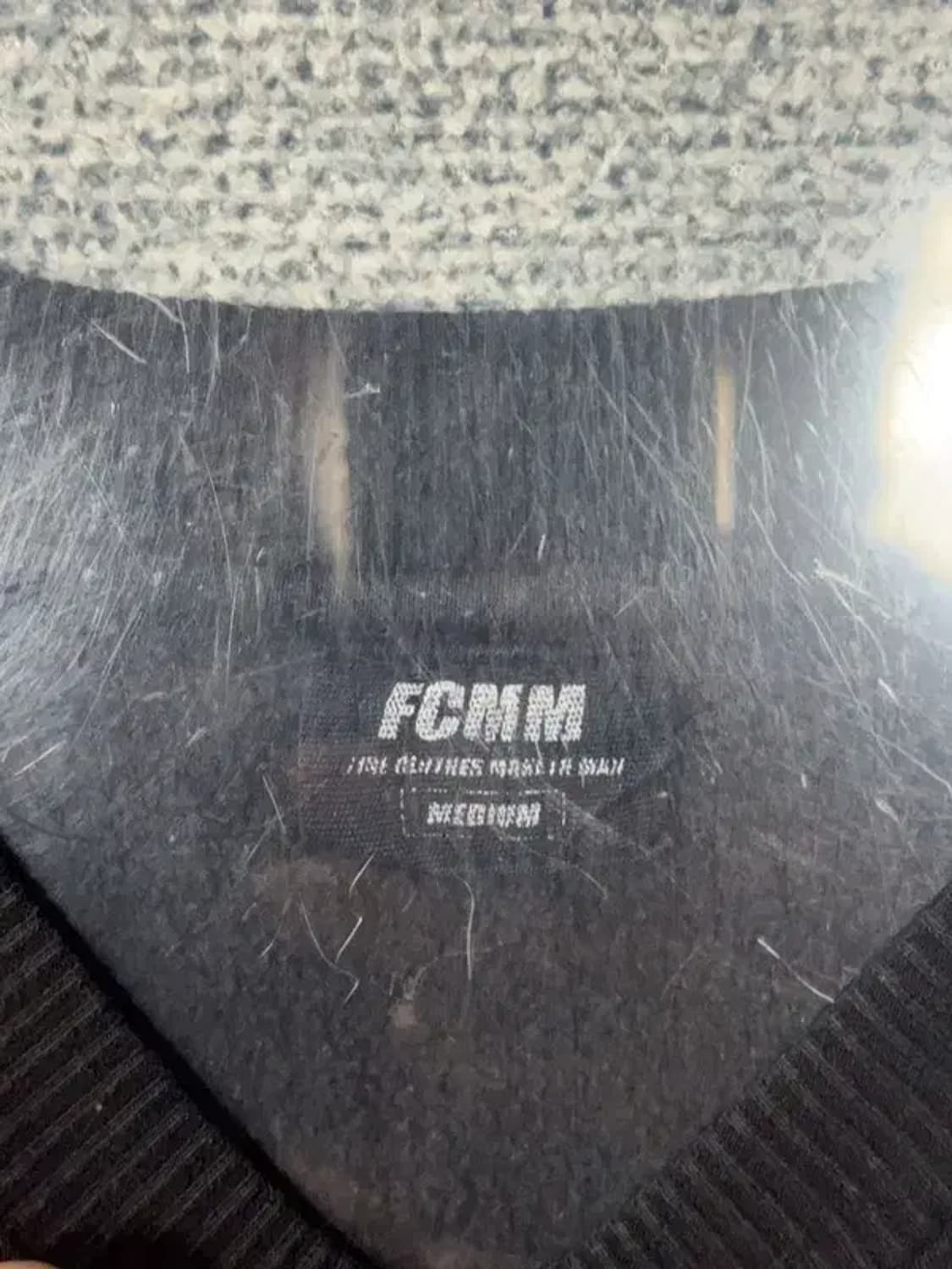 FCMM 프린팅 블랙 맨투맨 MEDIUM 상품이미지7