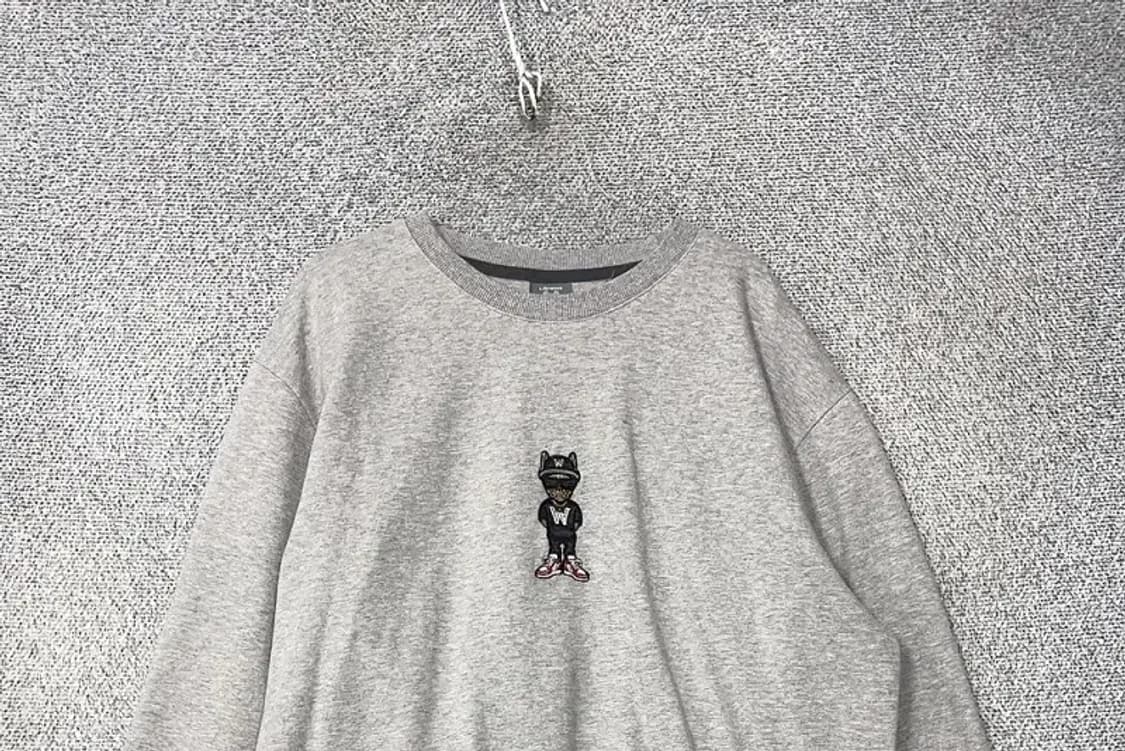 라이프워크 프린팅 라이트 그레이 맨투맨 XXL 상품이미지3