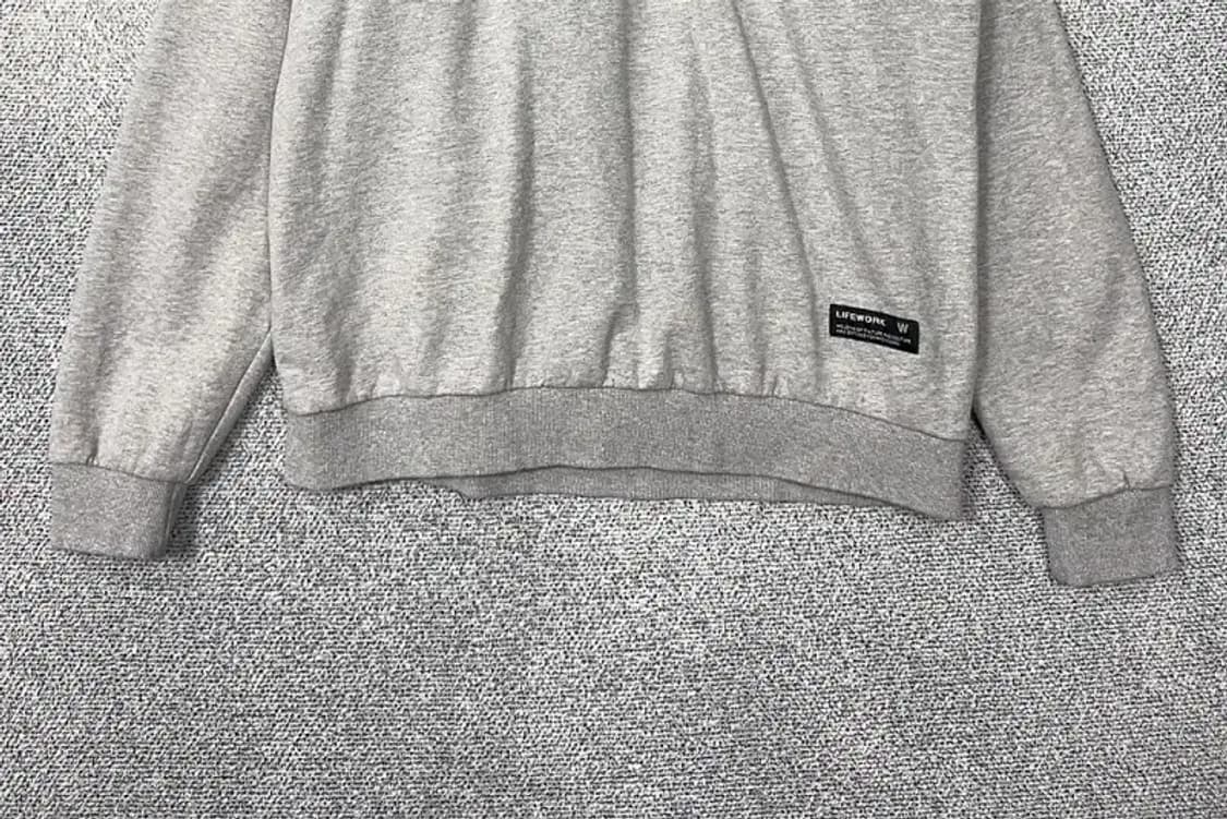 라이프워크 프린팅 라이트 그레이 맨투맨 XXL 상품이미지4