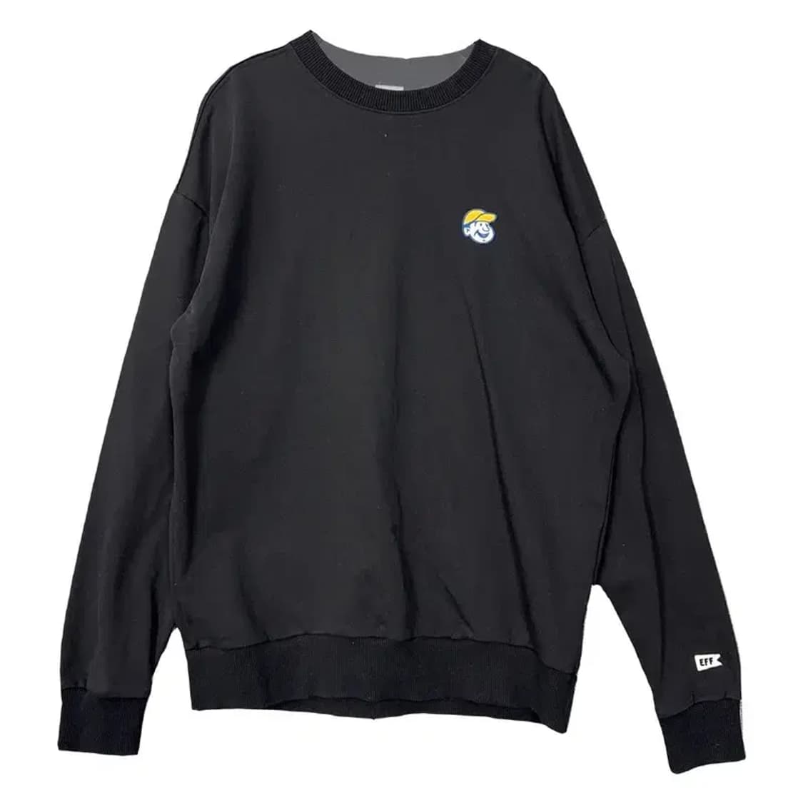 이벳필드 블랙 로고 맨투맨 M 상품이미지1