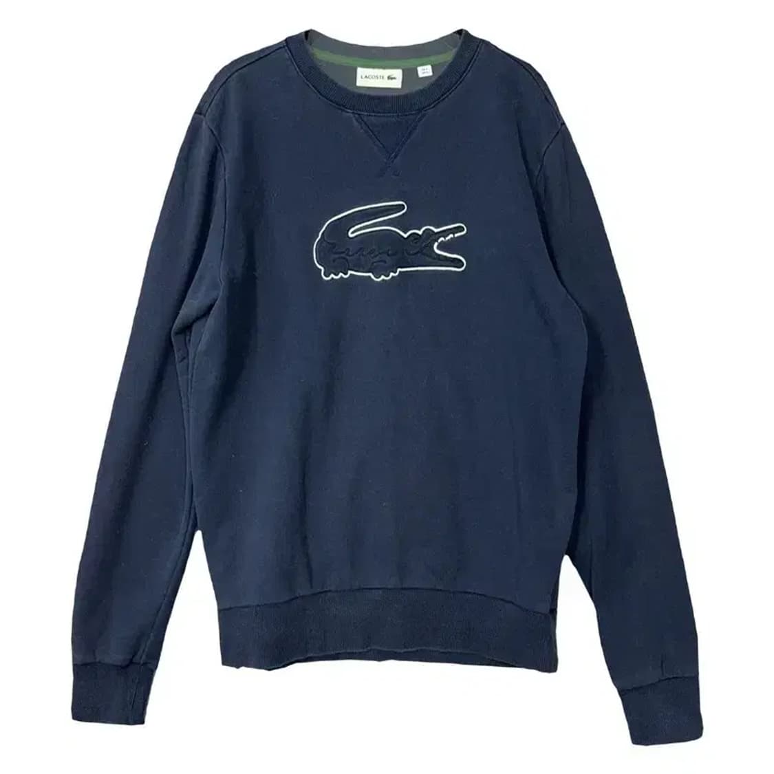 라코스테 빅로고 네이비 맨투맨 95 상품이미지1