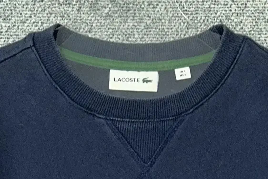 라코스테 빅로고 네이비 맨투맨 95 상품이미지5