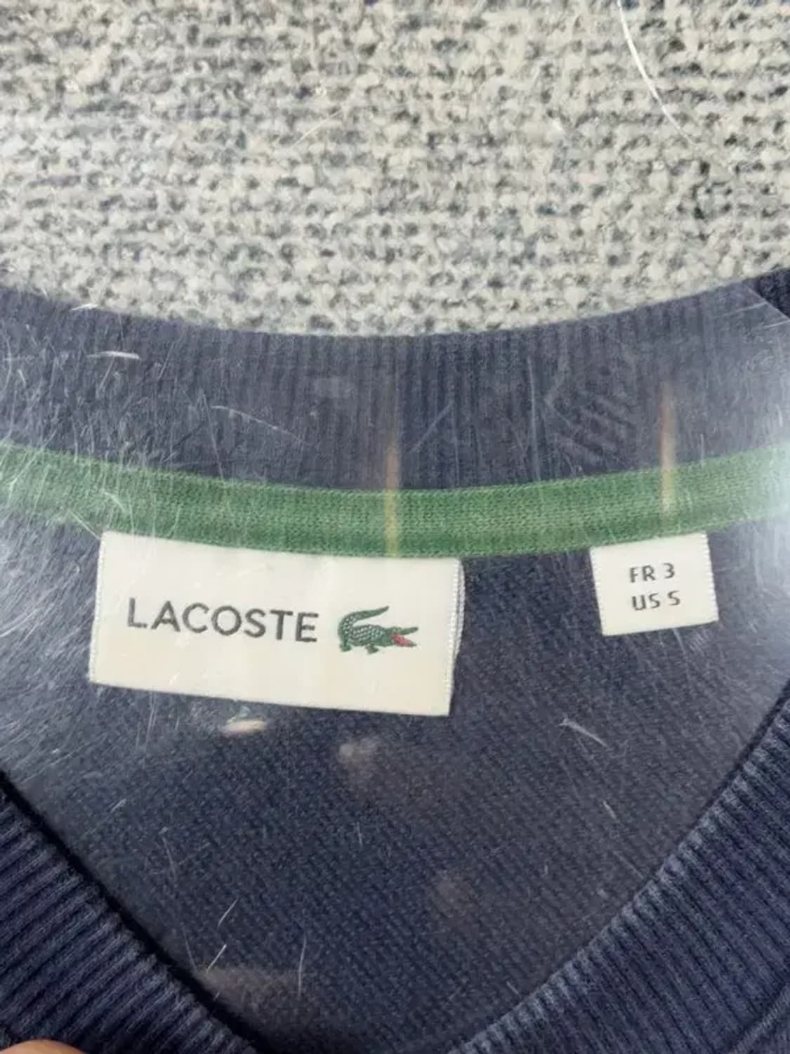 라코스테 빅로고 네이비 맨투맨 95 상품이미지6