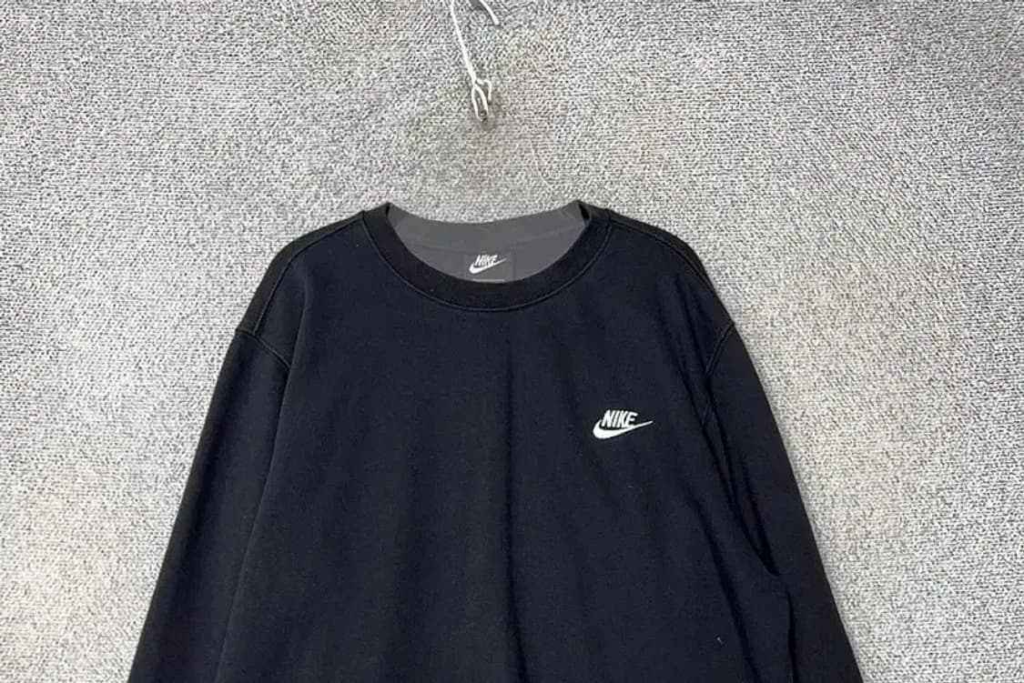 나이키 블랙 로고 맨투맨 XXL 상품이미지3
