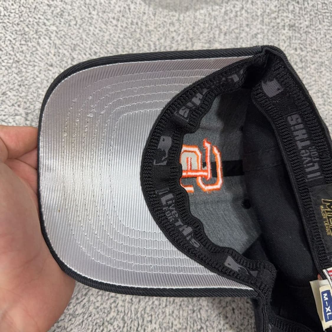 엠엘비 샌프란시스코 자수 로고 블랙 캡 M-XL 상품이미지2