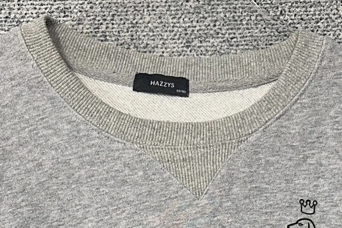 해지스 라이트 그레이 남성 캐주얼 맨투맨 180/100A 상품이미지5