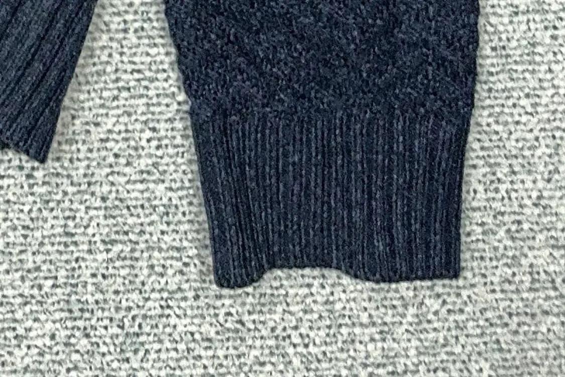 마인드브릿지 네이비 배색 캐주얼 남성 아크릴 니트 110 상품이미지6