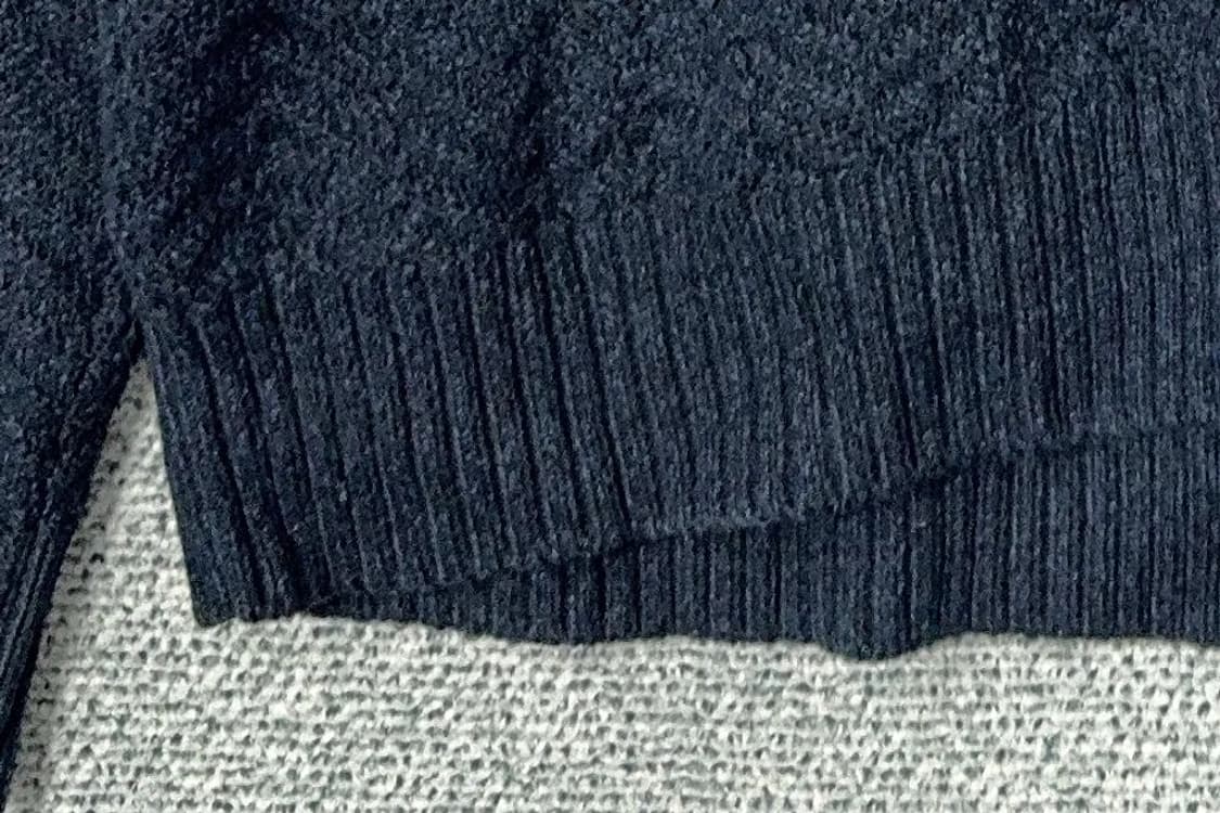 마인드브릿지 네이비 배색 캐주얼 남성 아크릴 니트 110 상품이미지7