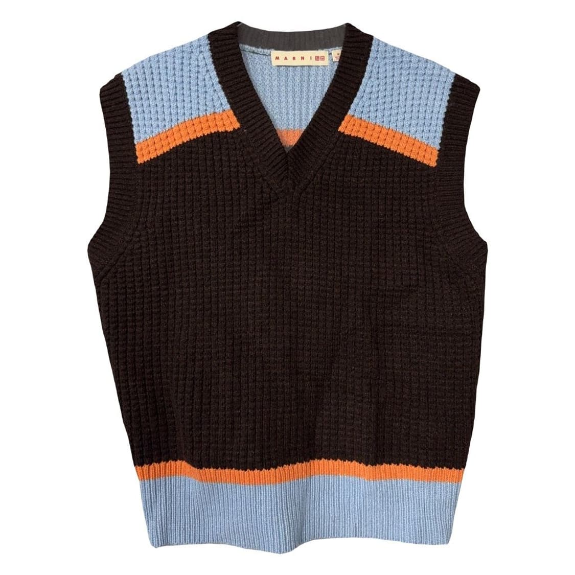 유니클로 마르니 블랙 니트 조끼 베스트 M 상품이미지1