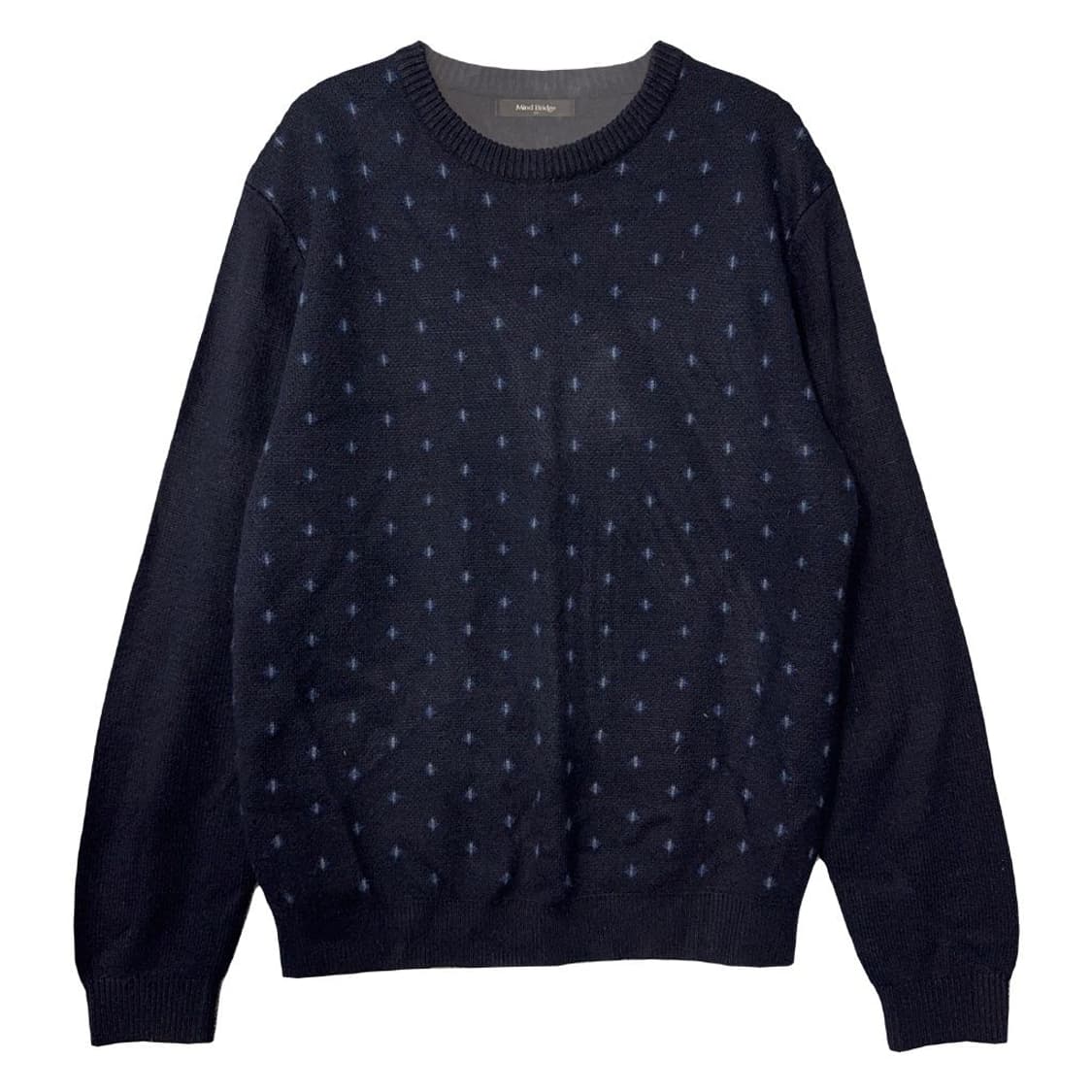 마인드브릿지 도트 네이비 니트 85 상품이미지1