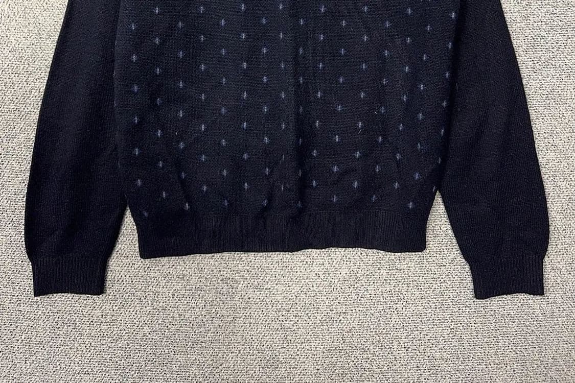 마인드브릿지 도트 네이비 니트 85 상품이미지4