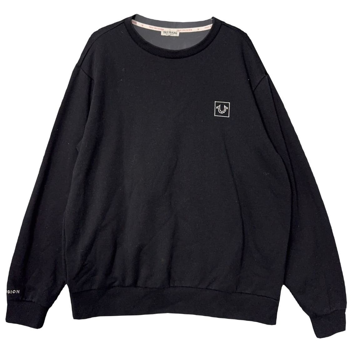 트루릴리젼 블랙 로고 맨투맨 XL 상품이미지1