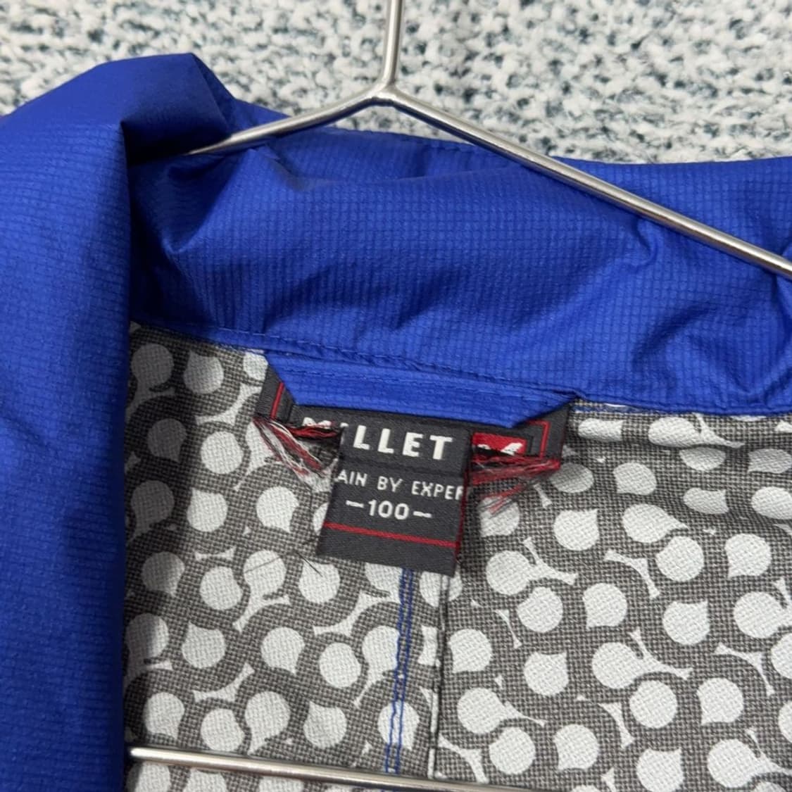 밀레 남성 등산 블루 바람막이 100 상품이미지5