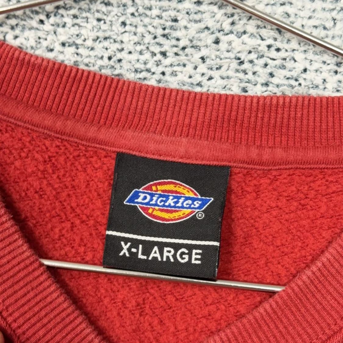 디키즈 프린팅 레드 맨투맨 X-LARGE 상품이미지3