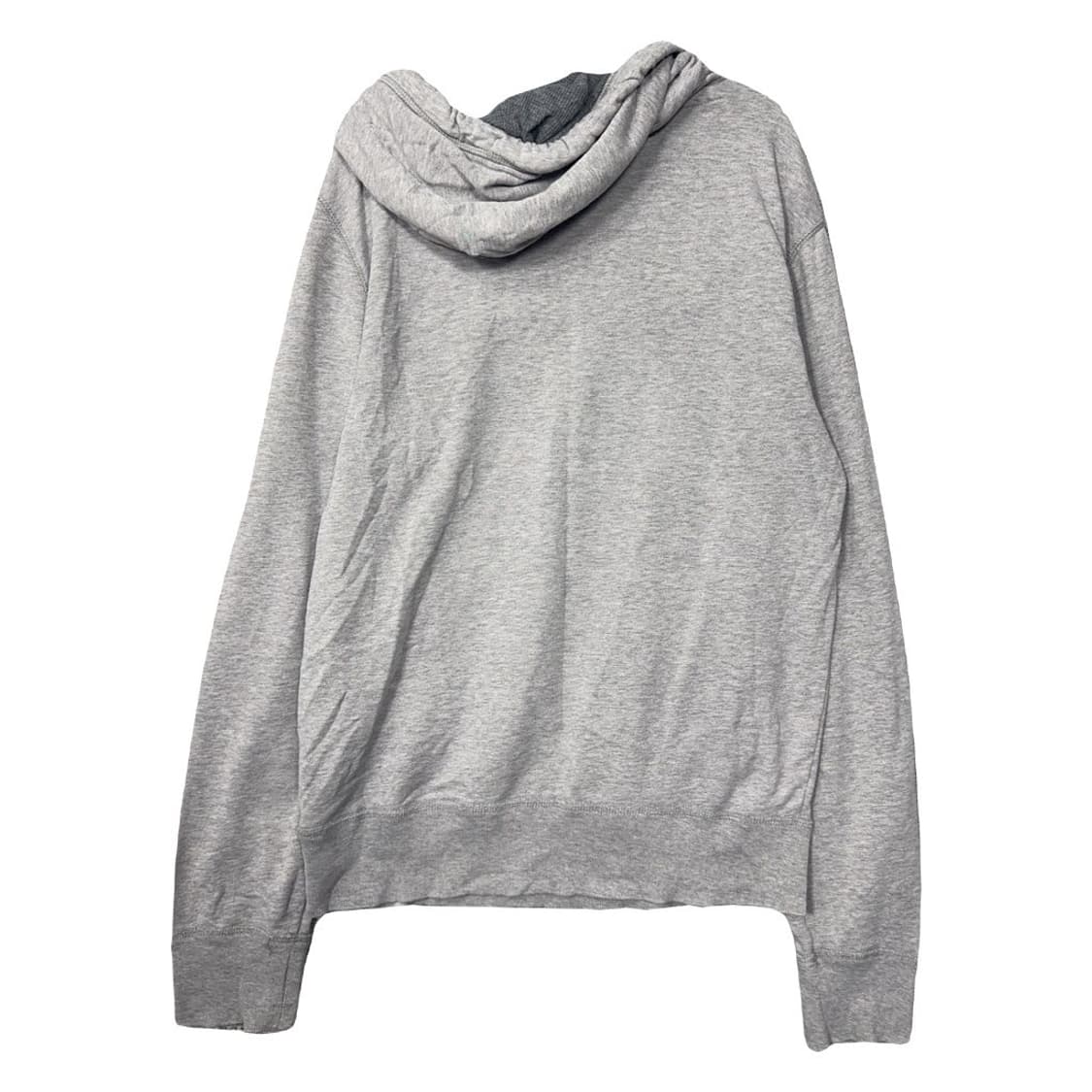 후아유 빈티지 자수 로고 라이트 그레이 후드티 Large 상품이미지2