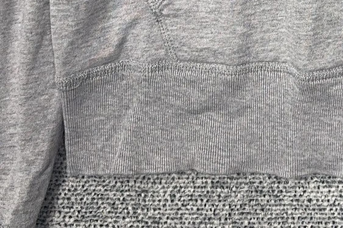 후아유 빈티지 자수 로고 라이트 그레이 후드티 Large 상품이미지5