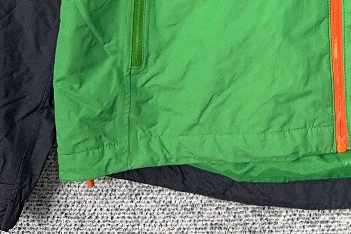 네파 블랙 그린 투톤 기능성 바람막이 90 상품이미지6