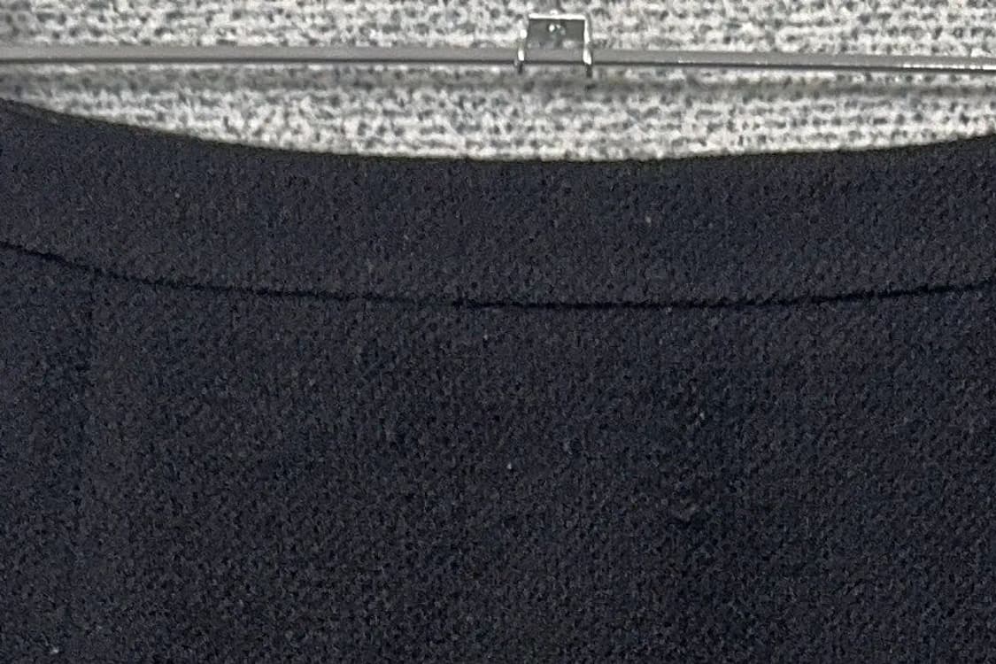 사틴 블랙 클래식 울 스커트 67-93 상품이미지5