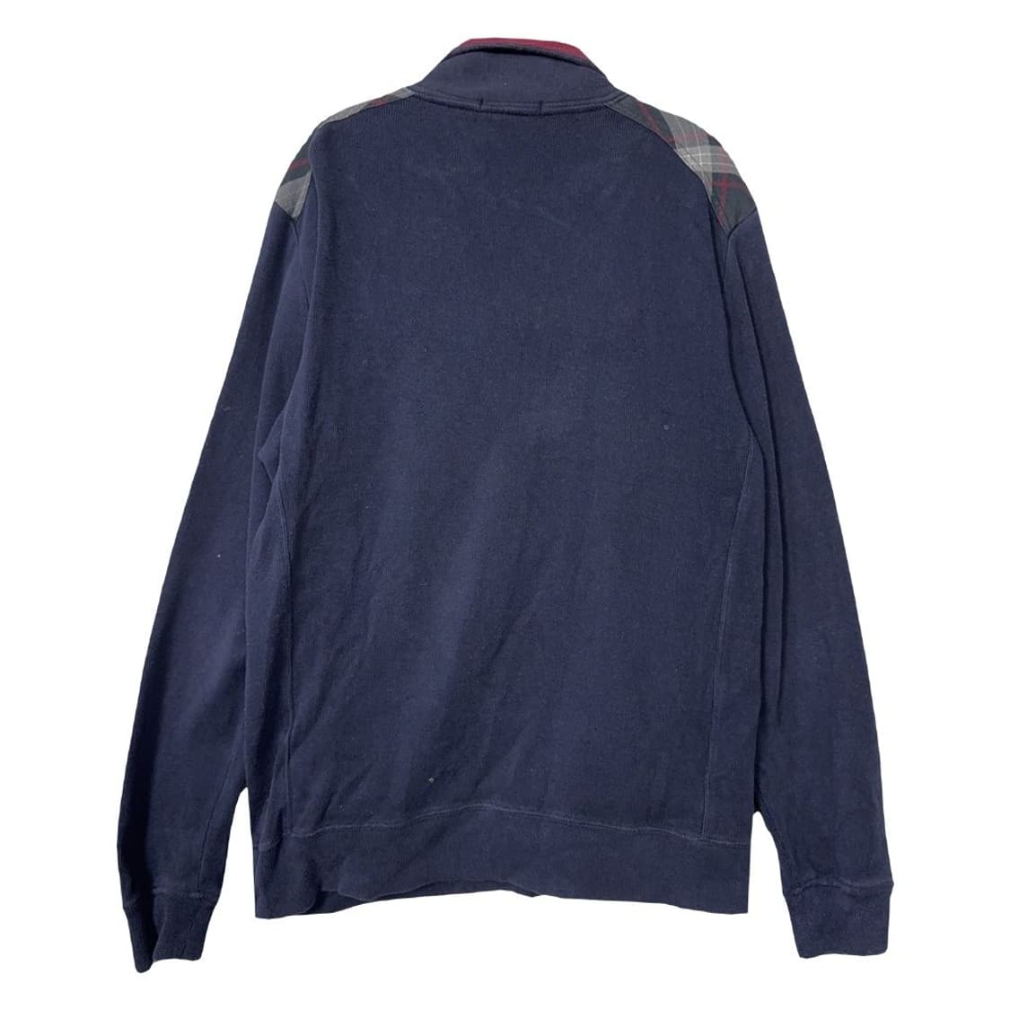 해지스 네이비 버튼 코튼 맨투맨 100 상품이미지2