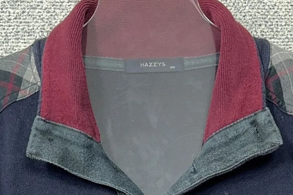 해지스 네이비 버튼 코튼 맨투맨 100 상품이미지5