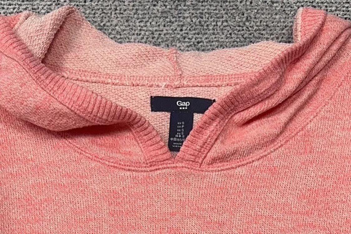 갭 프린팅 라이트 핑크 후드티 S 상품이미지5