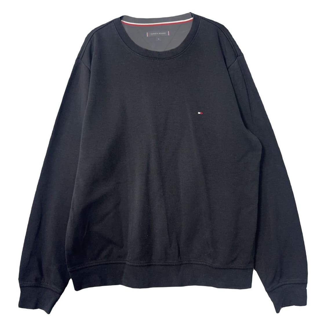 타미힐피거 블랙 로고 캐주얼 맨투맨 XL 상품이미지1