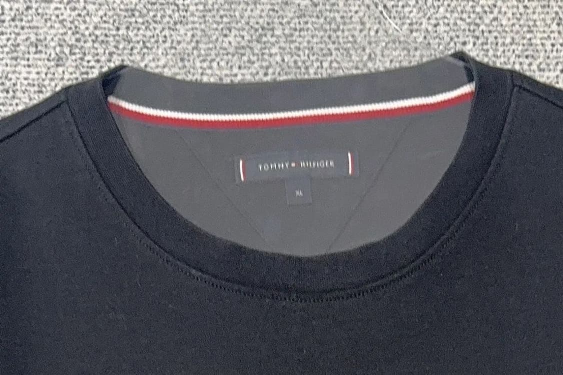 타미힐피거 블랙 로고 캐주얼 맨투맨 XL 상품이미지5