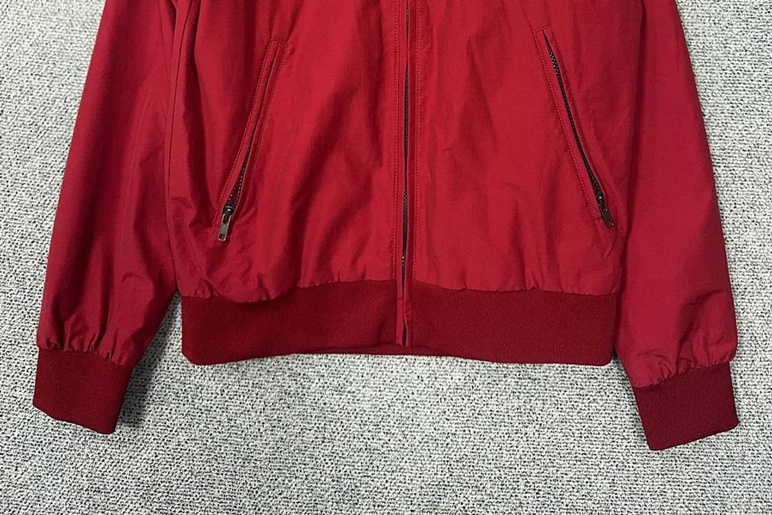 지프 프린팅 레드 빈티지 바람막이 M(95) 상품이미지4