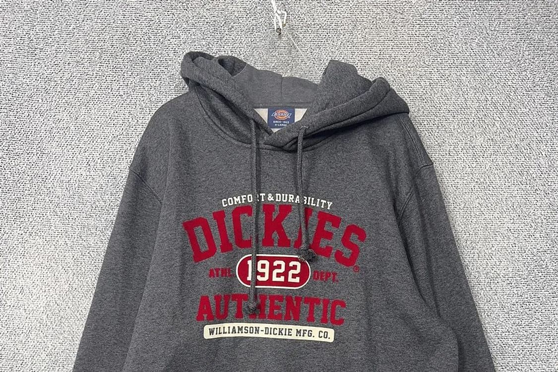 디키즈 로고 그레이 후드티 X-LARGE 상품이미지3