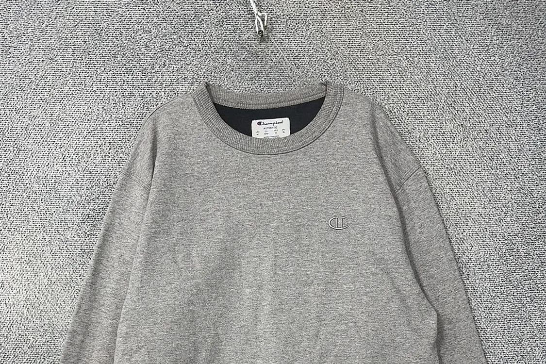 챔피온 라이트 그레이 맨투맨 M 상품이미지3