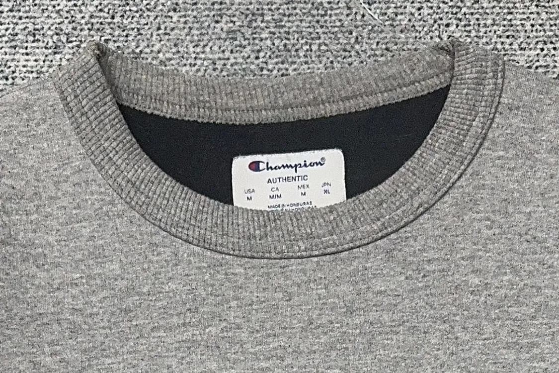 챔피온 라이트 그레이 맨투맨 M 상품이미지5