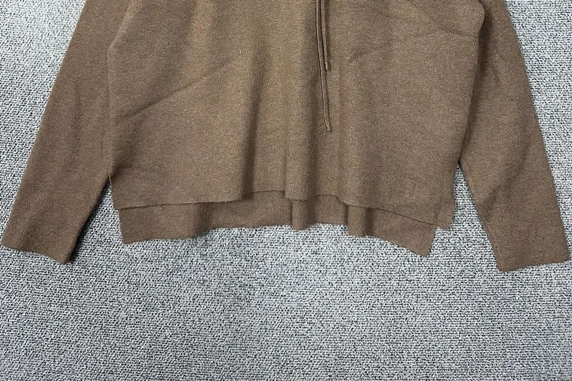 마시모두띠 브라운 니트 후드티 M 상품이미지4