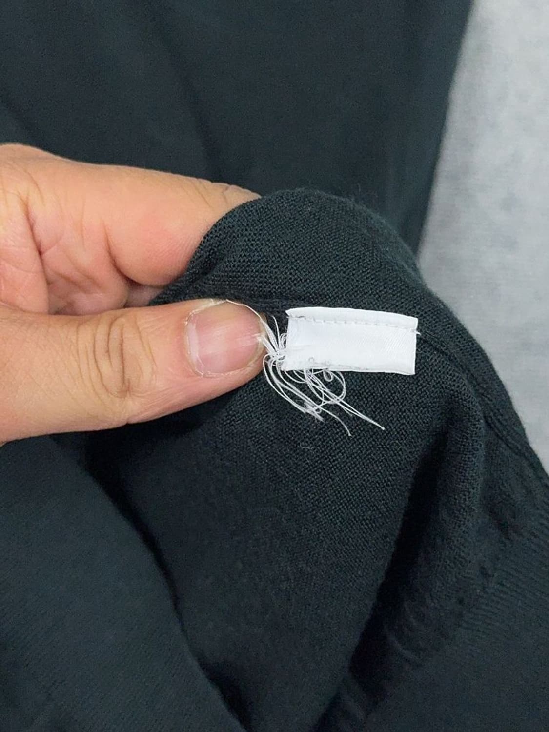 마시모두띠 블랙 메리노울 니트 L 상품이미지7