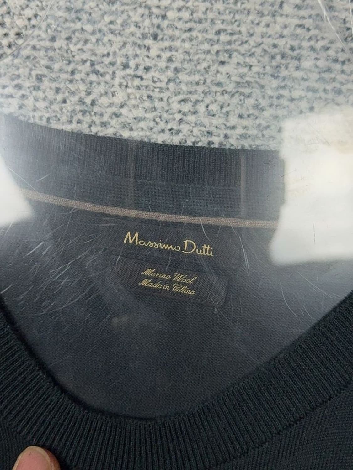 마시모두띠 블랙 메리노울 니트 L 상품이미지8