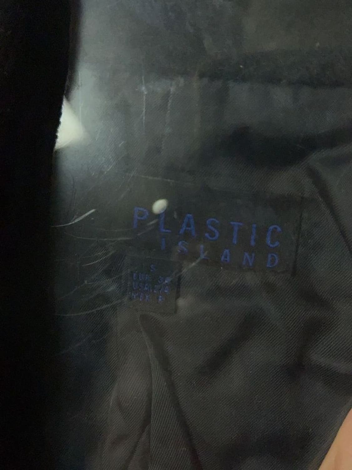 플라스틱아일랜드 블랙 버튼 울 코트 M 상품이미지7