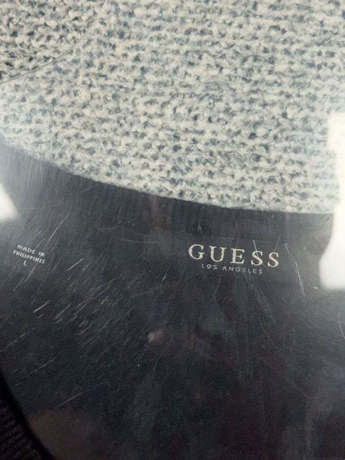 게스 블랙 로고 캐주얼 맨투맨 L 상품이미지7