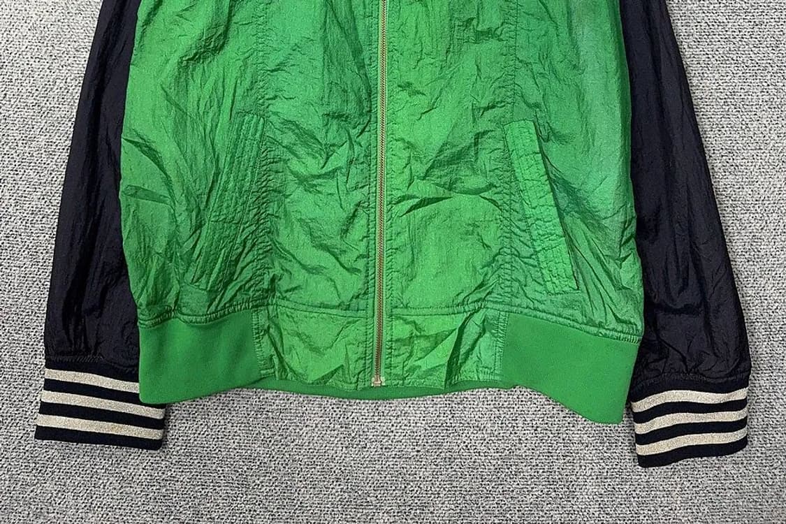 MLB 뉴욕양키즈 빈티지 프린팅 그린 바시티 자켓 105 상품이미지4