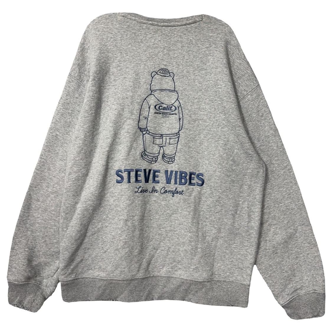 후아유 라이트 그레이 맨투맨 Large 상품이미지2