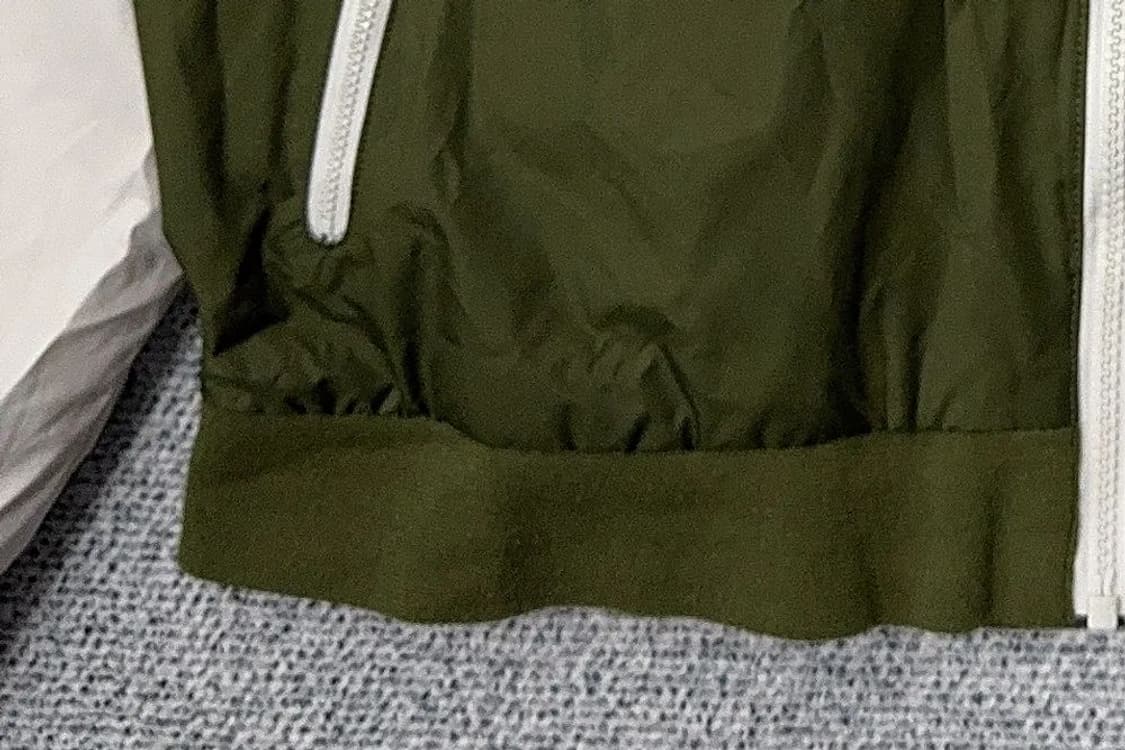 나이키 베이지 카키 투톤 기능성 후드 바람막이 L 상품이미지6