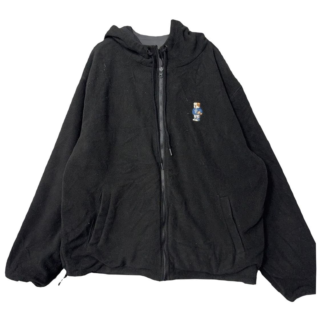 예일 양면 리버시블 로고 후드 점퍼 자켓 XL 상품이미지1