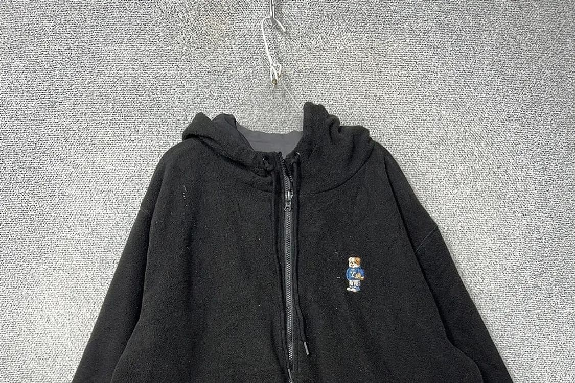 예일 양면 리버시블 로고 후드 점퍼 자켓 XL 상품이미지3