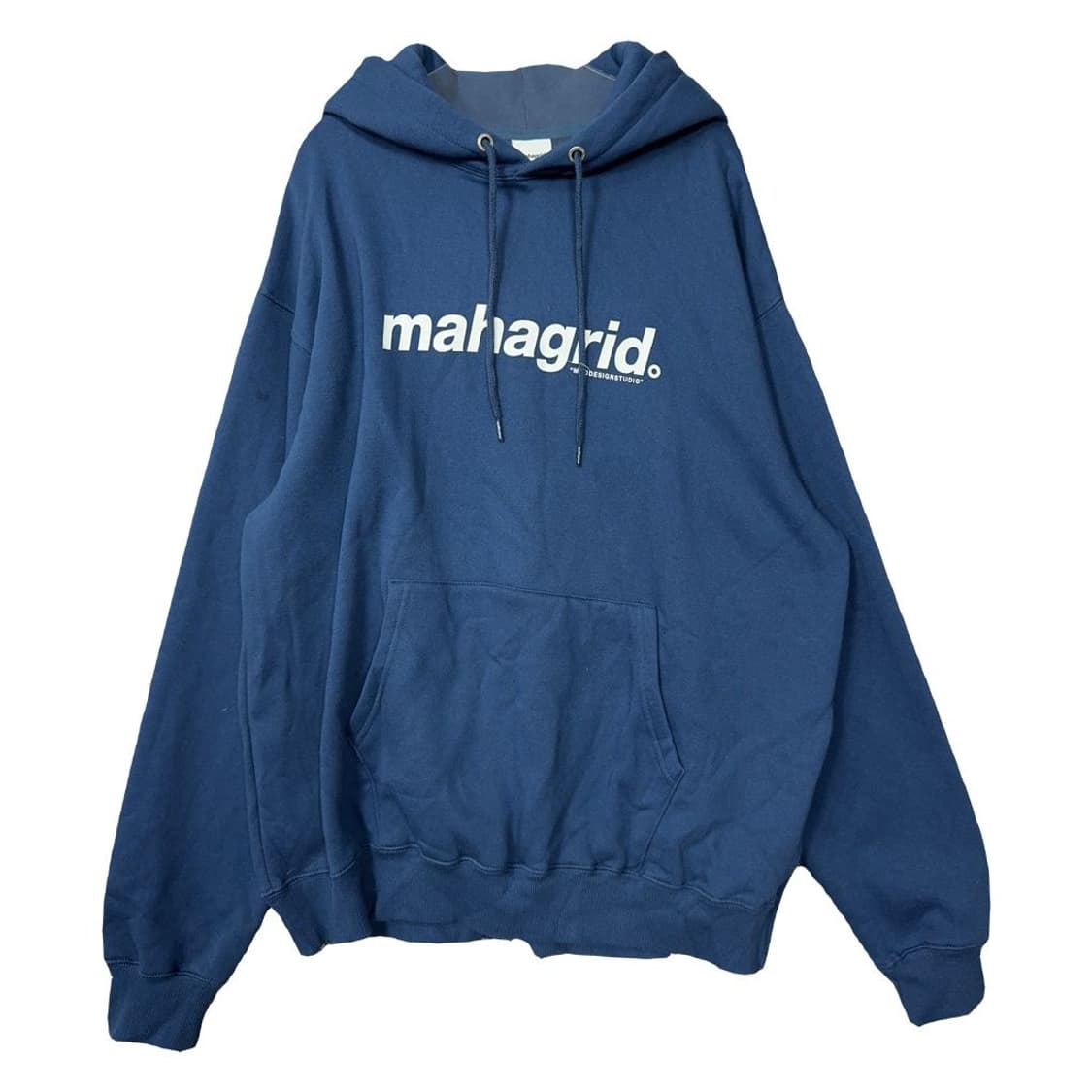 마하그리드 스펠 프린팅 네이비 후드티 L 상품이미지1