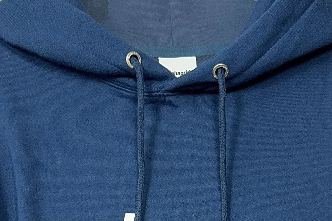 마하그리드 스펠 프린팅 네이비 후드티 L 상품이미지5