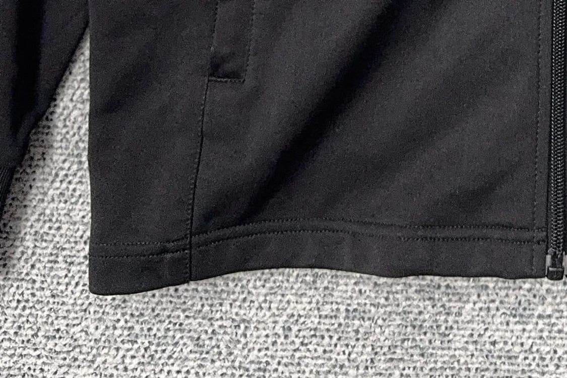 아디다스 블랙 로고 삼선 집업 저지 M 상품이미지6